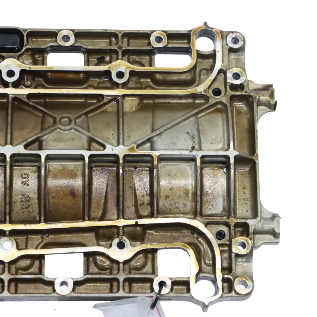 Oil Pan Sump Baffle Covering Panel to Audi S4 B9 3.0 TFSI Engine with Part number 06M115287AH Audi S4 B9 3.0 TFSI Engine Oil Pan Sump Baffle Covering Panel - SKU 06M115287AH - Part number 06M115287AH