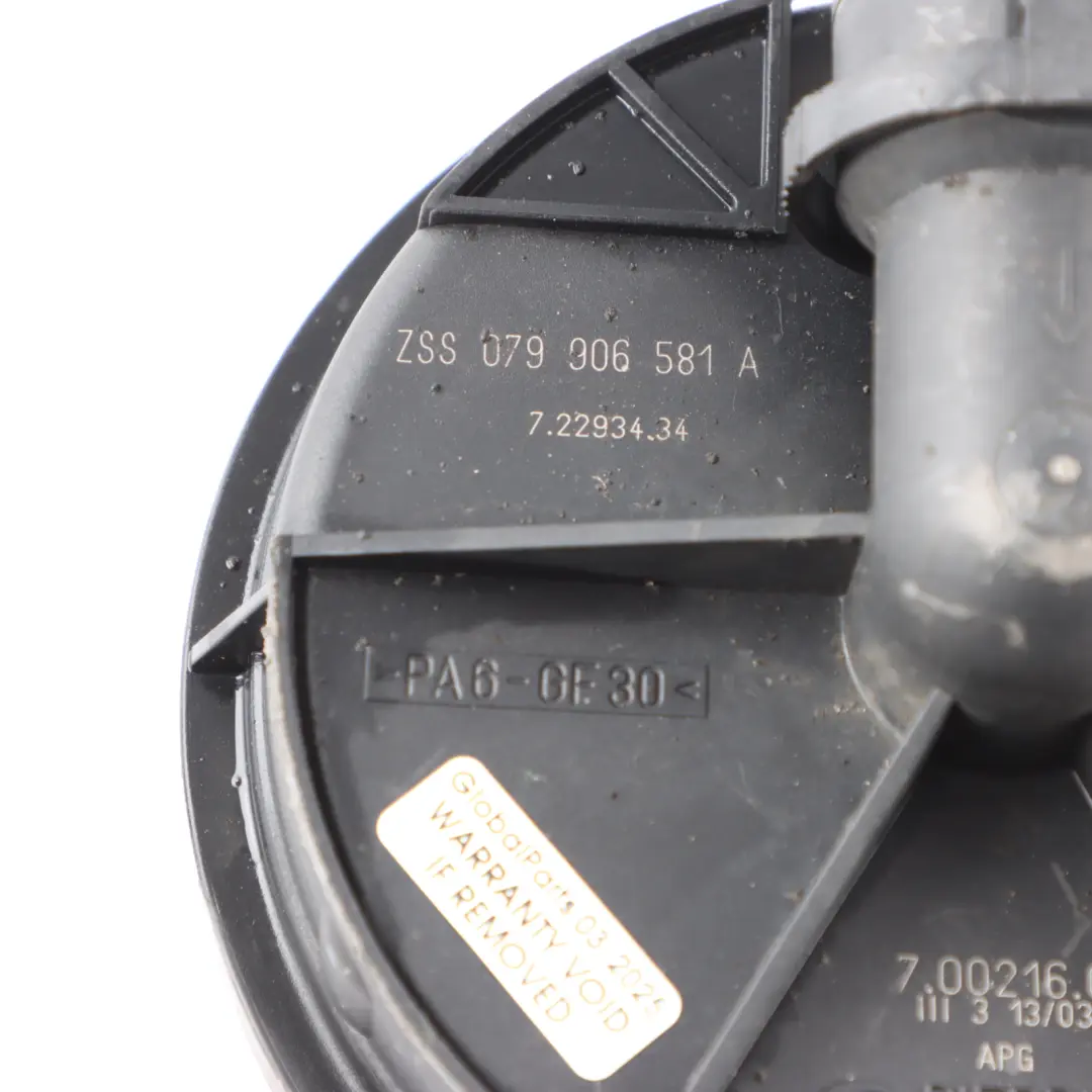 Secondary Air Pump Unit Pressure Hose to Audi S4 B6 with Part number 079906601A Audi S4 B6 Secondary Air Pump Unit Pressure Hose - SKU 079906601A - Part number 079906601A