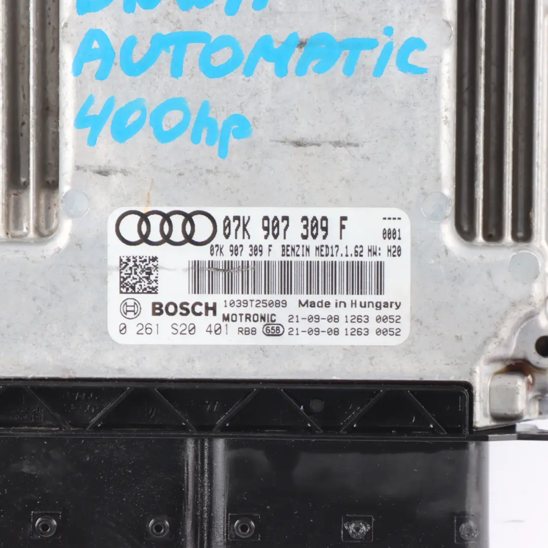 Audi RSQ3 F3 2.5 TFSI Quattro 400 CV DNWA Unité Commande Moteur ECU - SKU 07K907309F - Numéro de pièce 07K907309F