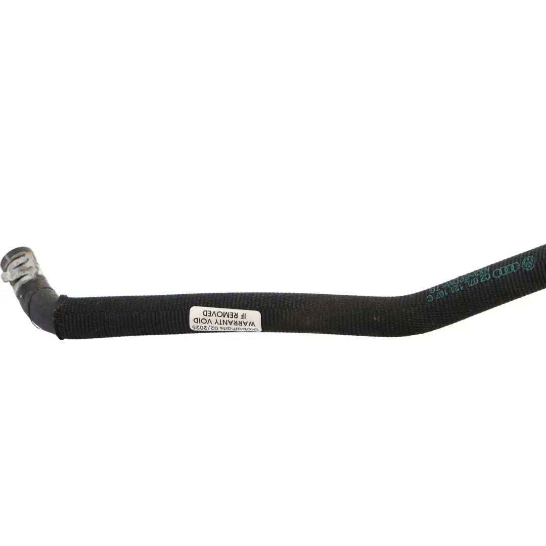 Audi S8 D3 Radiator Coolant Water Hose Pipe Line - SKU 07L121107C - Part number 07L121107C