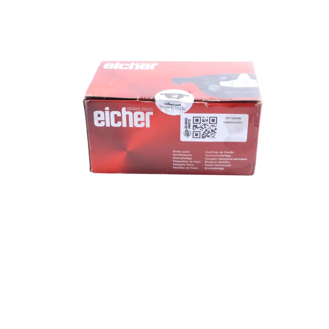 Front Brake Pads Set EIcher to Mini Cooper S R56 with Part number 101120049 Mini Cooper S R56 Front Brake Pads Set EIcher - SKU 101120049 - Part number 101120049