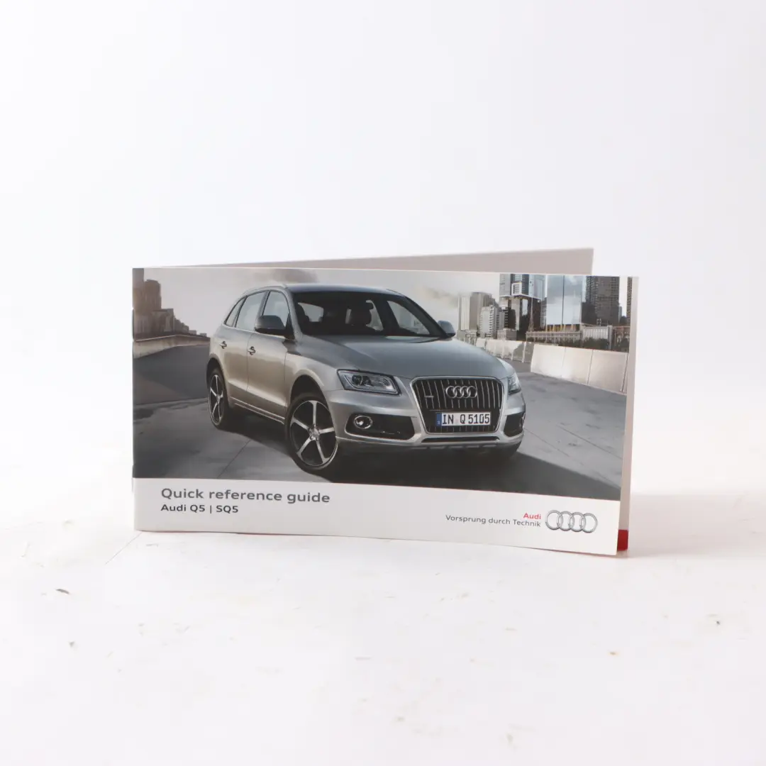 Audi Q5 8R Owner's Handbook Manual Service Booklet Pouch Case Wallet - SKU 1415618RB20 - Part number 1415618RB20