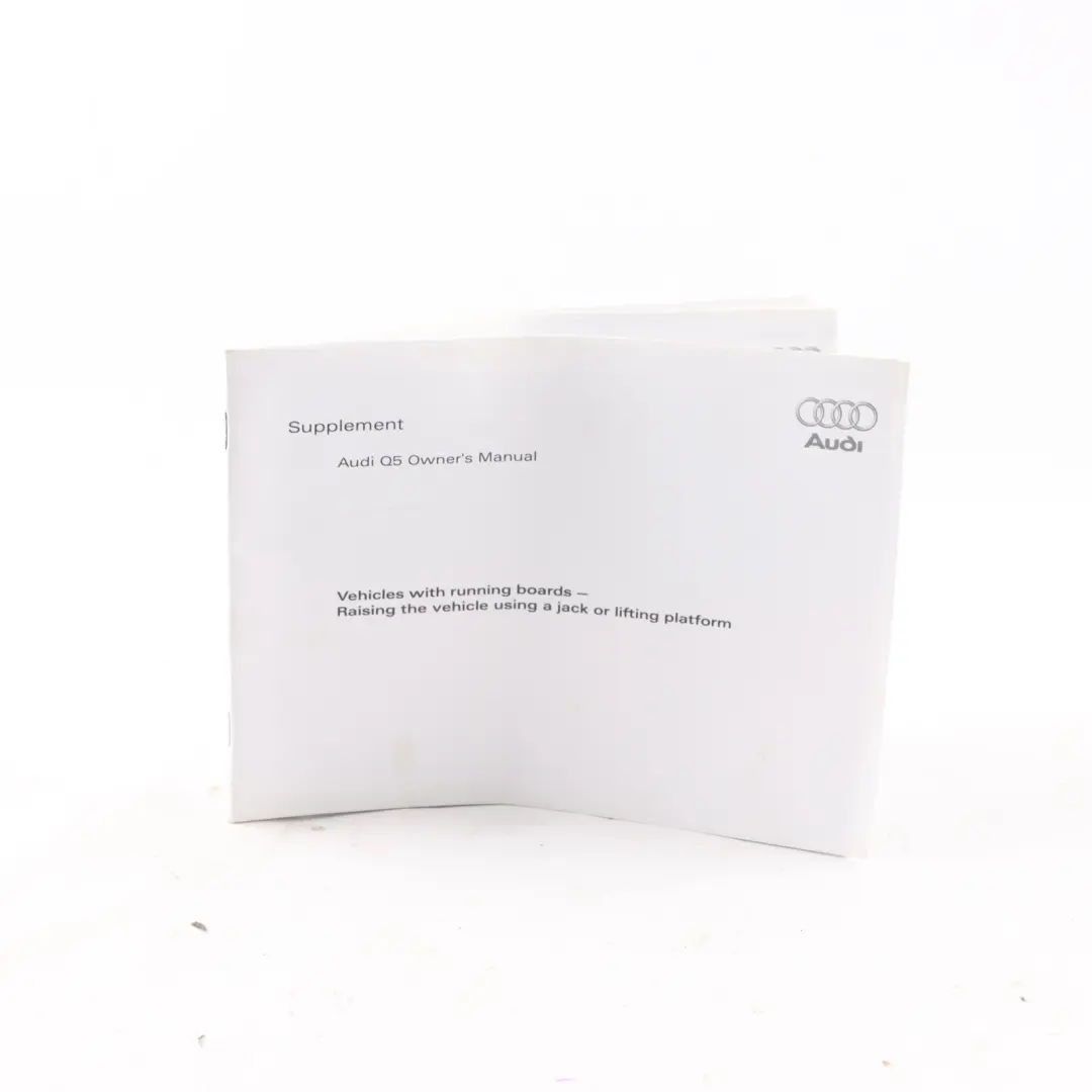 Owner's Handbook Manual Service Booklet Pouch Case Wallet to Audi Q5 8R with Part number 1415618RB20 Audi Q5 8R Owner's Handbook Manual Service Booklet Pouch Case Wallet - SKU 1415618RB20 - Part number 1415618RB20