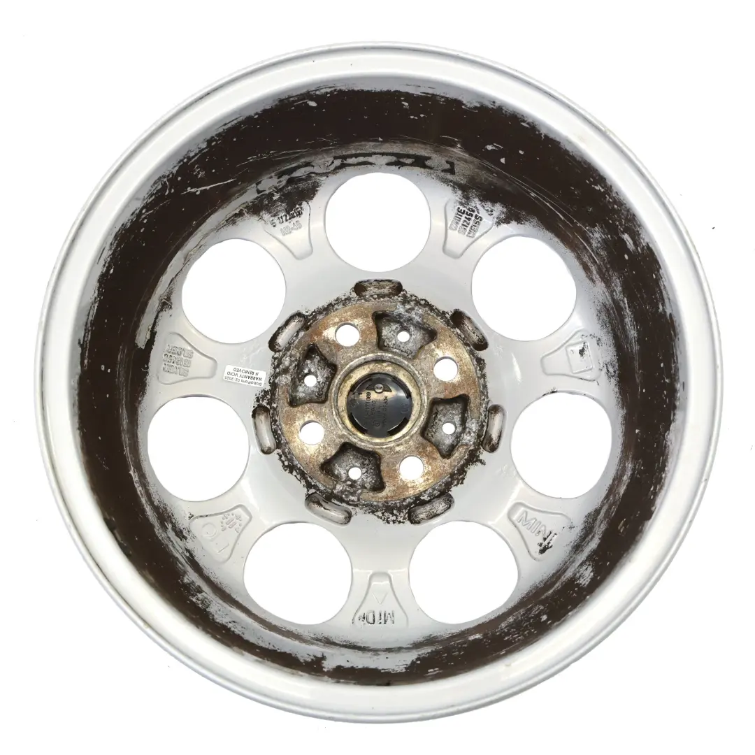 Mini Cooper One R50 R55 R56 R57 Silver Wheel Alloy Rim 15" 5,5J ET:45 7-Hole 81 - SKU 1512458-9 - Part number 1512458