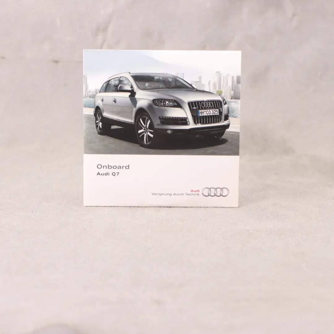 Audi Q7 4L Onboard Manual Owner's Handbook CD Disc - SKU 1515654L088 - Part number 1515654L088