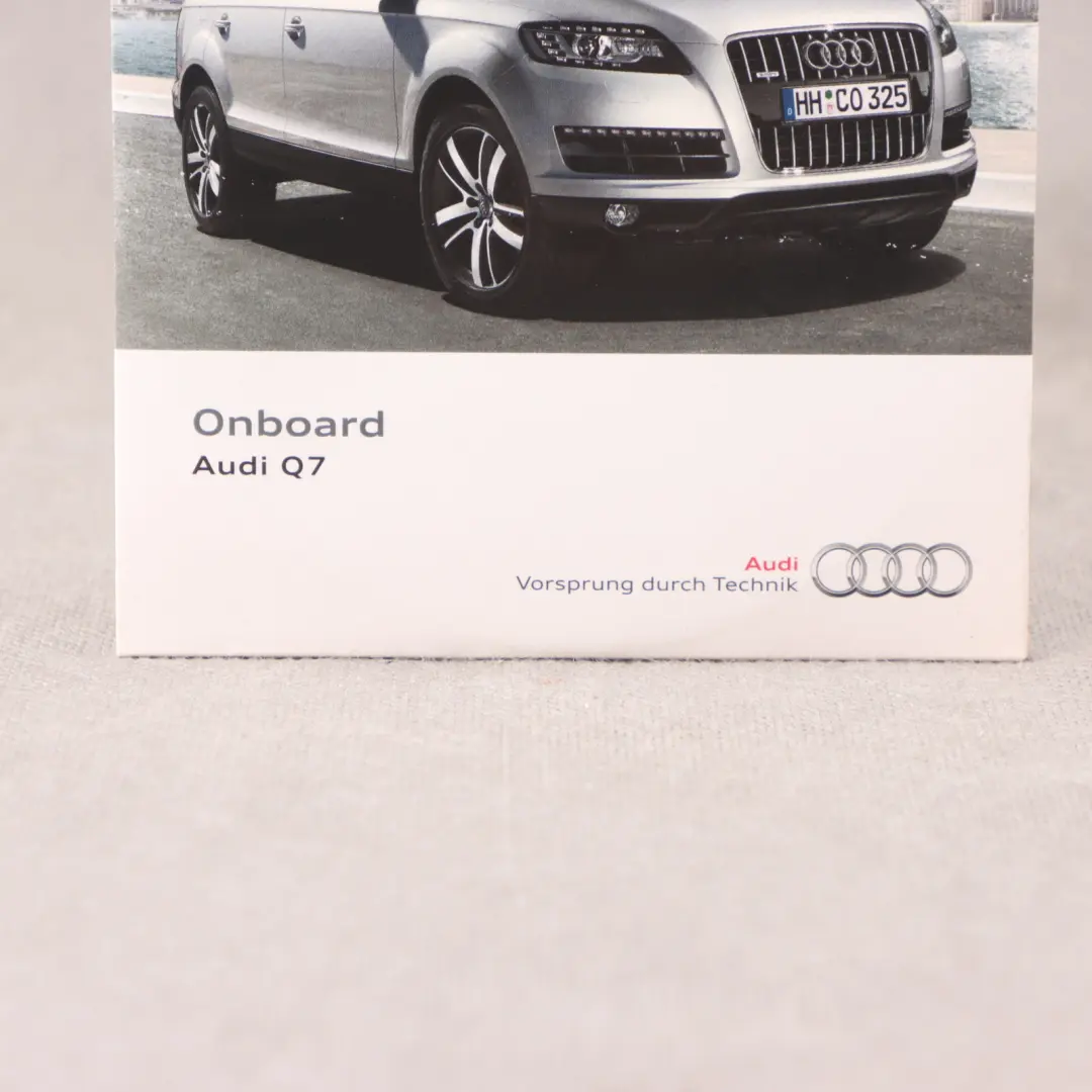 Audi Q7 4L Onboard Manual Owner's Handbook CD Disc - SKU 1515654L088 - Part number 1515654L088