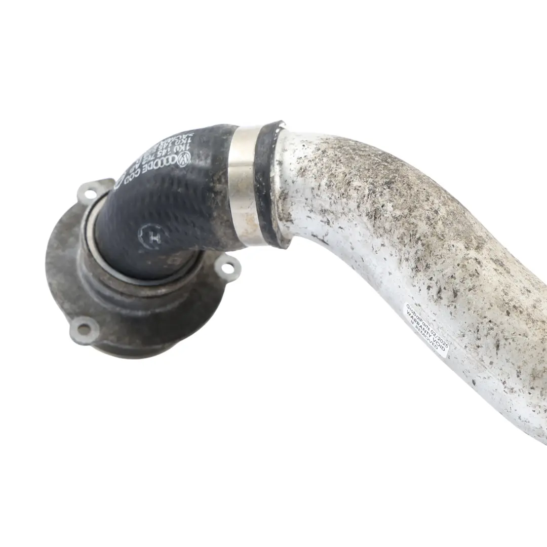 Pressure Air Pipe Hose to Audi A3 8P TT 8J VW Golf GTI 2.0 TFSI Turbo with Part number 1K0145840F Audi A3 8P TT 8J VW Golf GTI 2.0 TFSI Turbo Pressure Air Pipe Hose - SKU 1K0145840F - Part number 1K0145840F