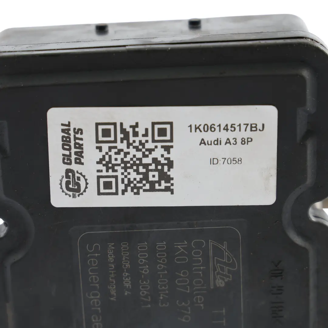  Módulo De Control De La Bomba La Unidad Frenado ABS Del Audi A3 8P - SKU 1K0614517BJ - Número de pieza 1K0614517BJ