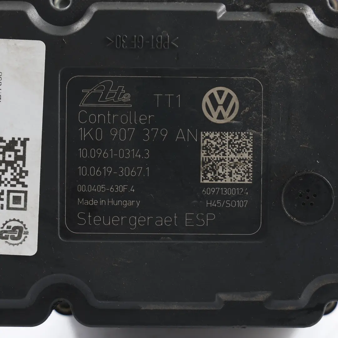 Audi A3 8P ABS Braking Unit Pump Control Module - SKU 1K0614517BJ - Part number 1K0614517BJ