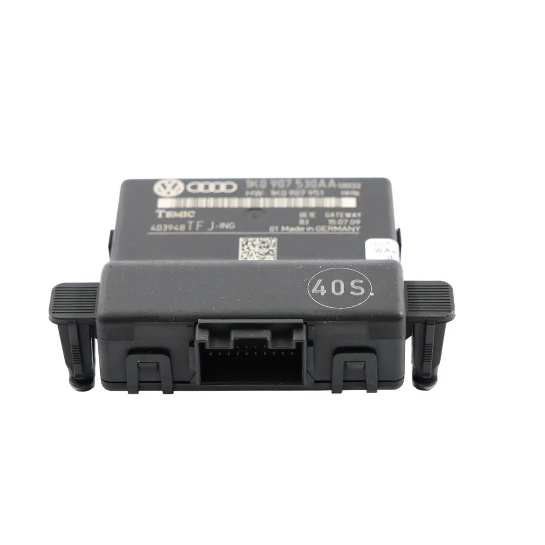 Body Gateway Module ECU Control Unit to Audi A3 8P with Part number 1K0907530AA Audi A3 8P Body Gateway Module ECU Control Unit - SKU 1K0907530AA - Part number 1K0907530AA