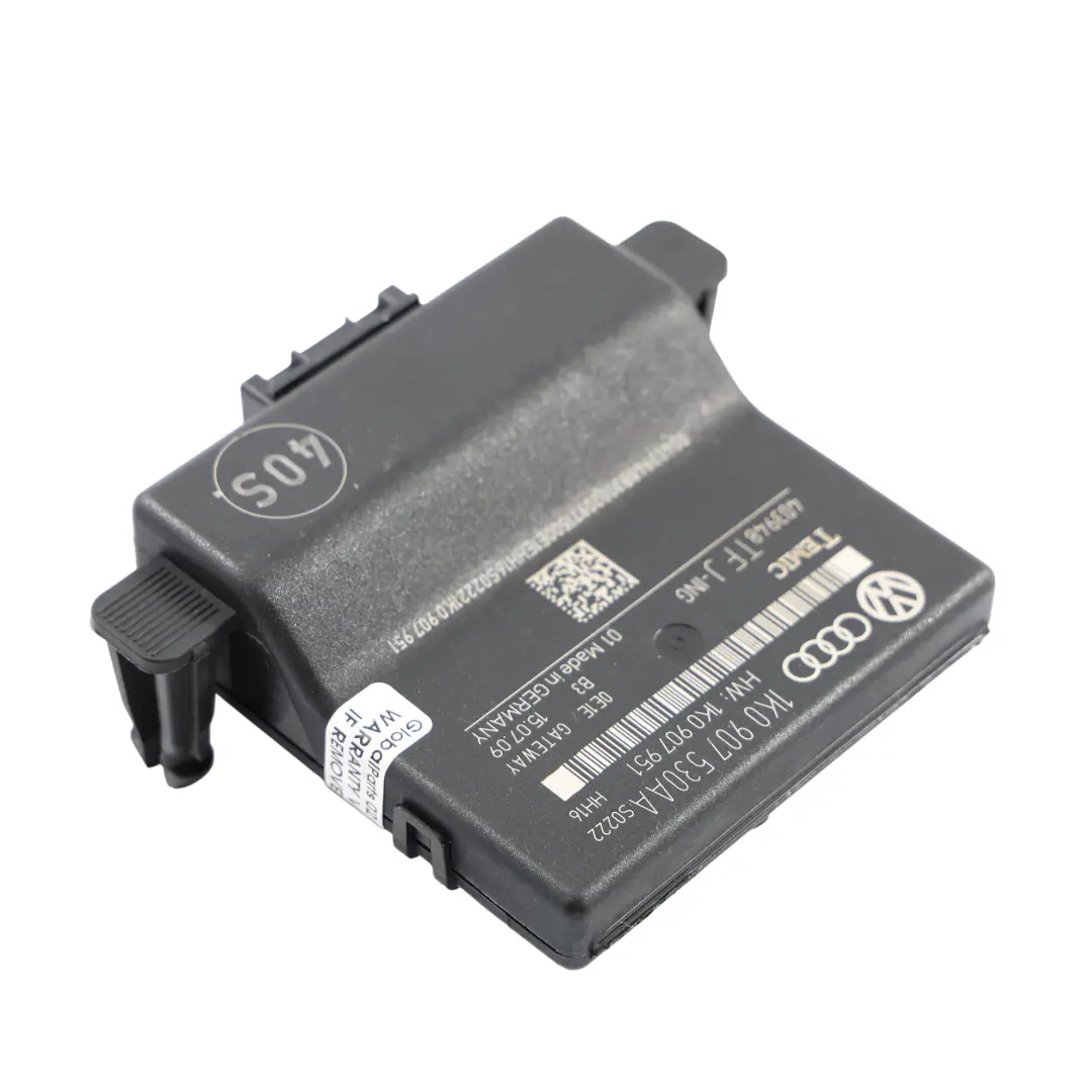 Karosserie Gateway Modul ECU Steuergerät für Audi A3 8P mit Teilenummer 1K0907530AA Audi A3 8P Karosserie Gateway Modul ECU Steuergerät - SKU 1K0907530AA - Teilenummer 1K0907530AA