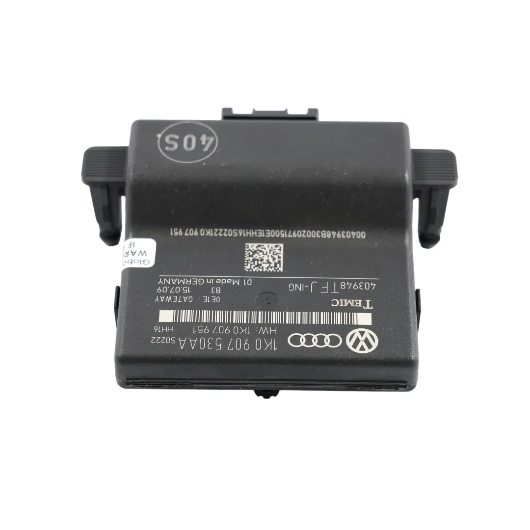 Audi A3 8P Karosserie Gateway Modul ECU Steuergerät - SKU 1K0907530AA - Teilenummer 1K0907530AA