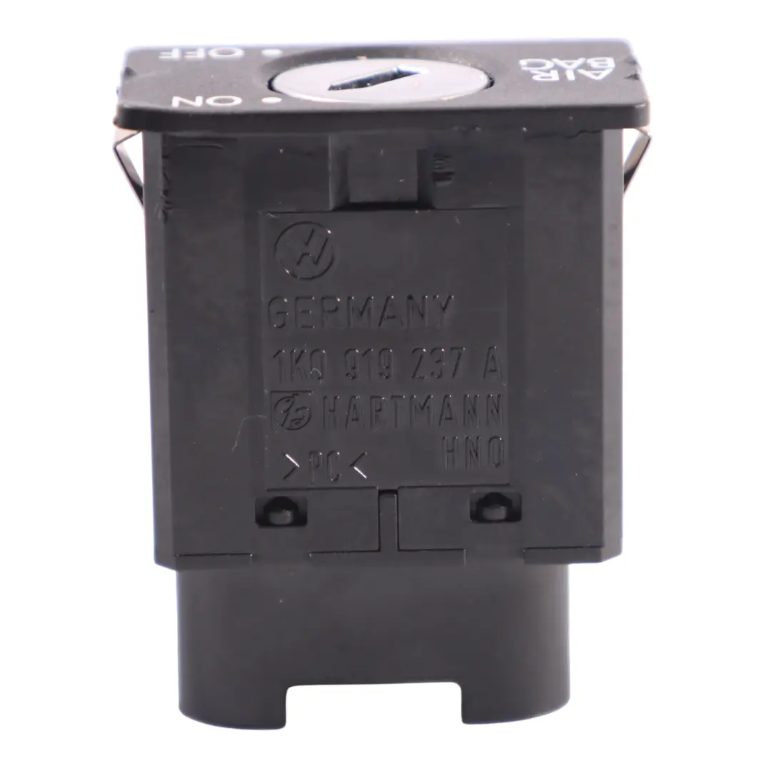 Interruptor Desactivación Módulo Aire Pasajero para Audi A4 B8 A5 8T A6 C6 con número de pieza 1K0919237A Audi A4 B8 A5 8T A6 C6 Interruptor Desactivación Módulo Aire Pasajero - SKU 1K0919237A - Número de pieza 1K0919237A