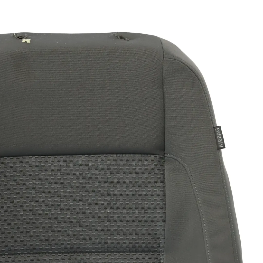 Volkswagen Golf 5 1K Front Seat Backrest Left N/S Interior Cloth Fabric - SKU 1K4882805Q - Part number 1K4882805Q