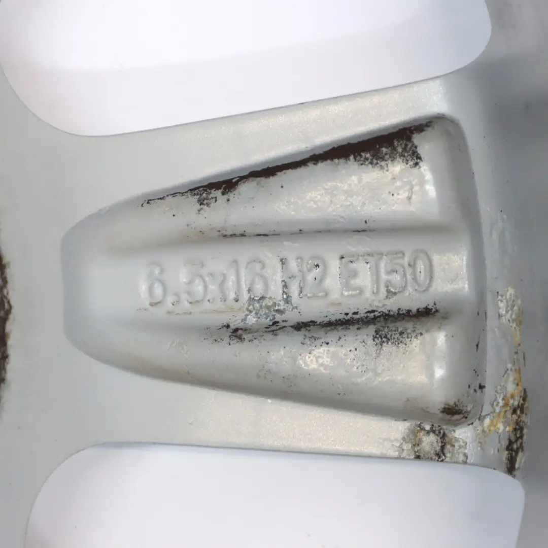 Llanta de aleación plateada Seat Leon II 16" 6,5J ET:50 para con número de pieza 1P0601025G Llanta de aleación plateada Seat Leon II 16" 6,5J ET:50 - SKU 1P0601025G-1 - Número de pieza 1P0601025G