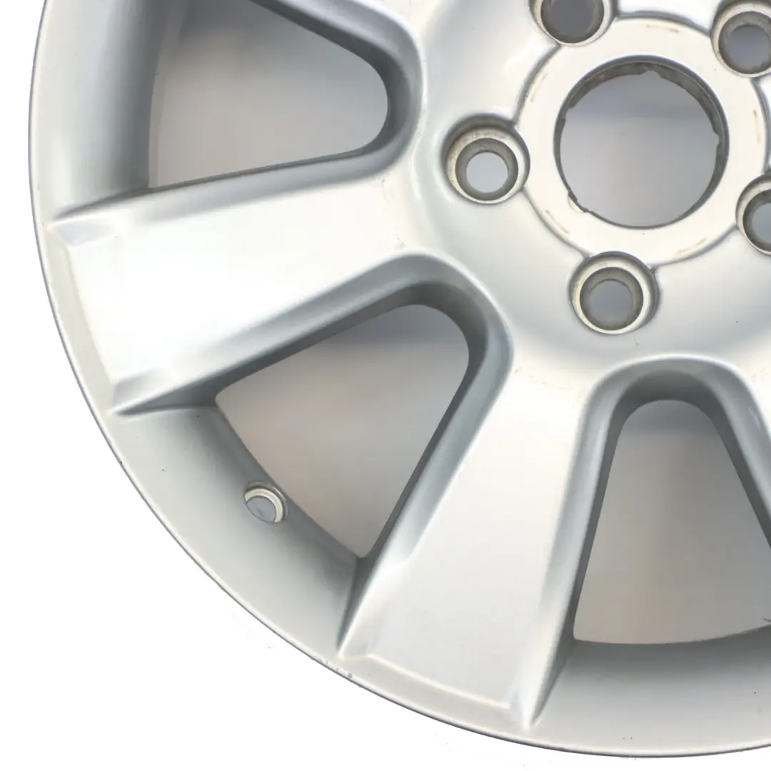 Silberne Leichtmetallfelge 16" 6,5J ET:50 für Seat Leon II mit Teilenummer 1P0601025G Seat Leon II Silberne Leichtmetallfelge 16" 6,5J ET:50 - SKU 1P0601025G-1 - Teilenummer 1P0601025G