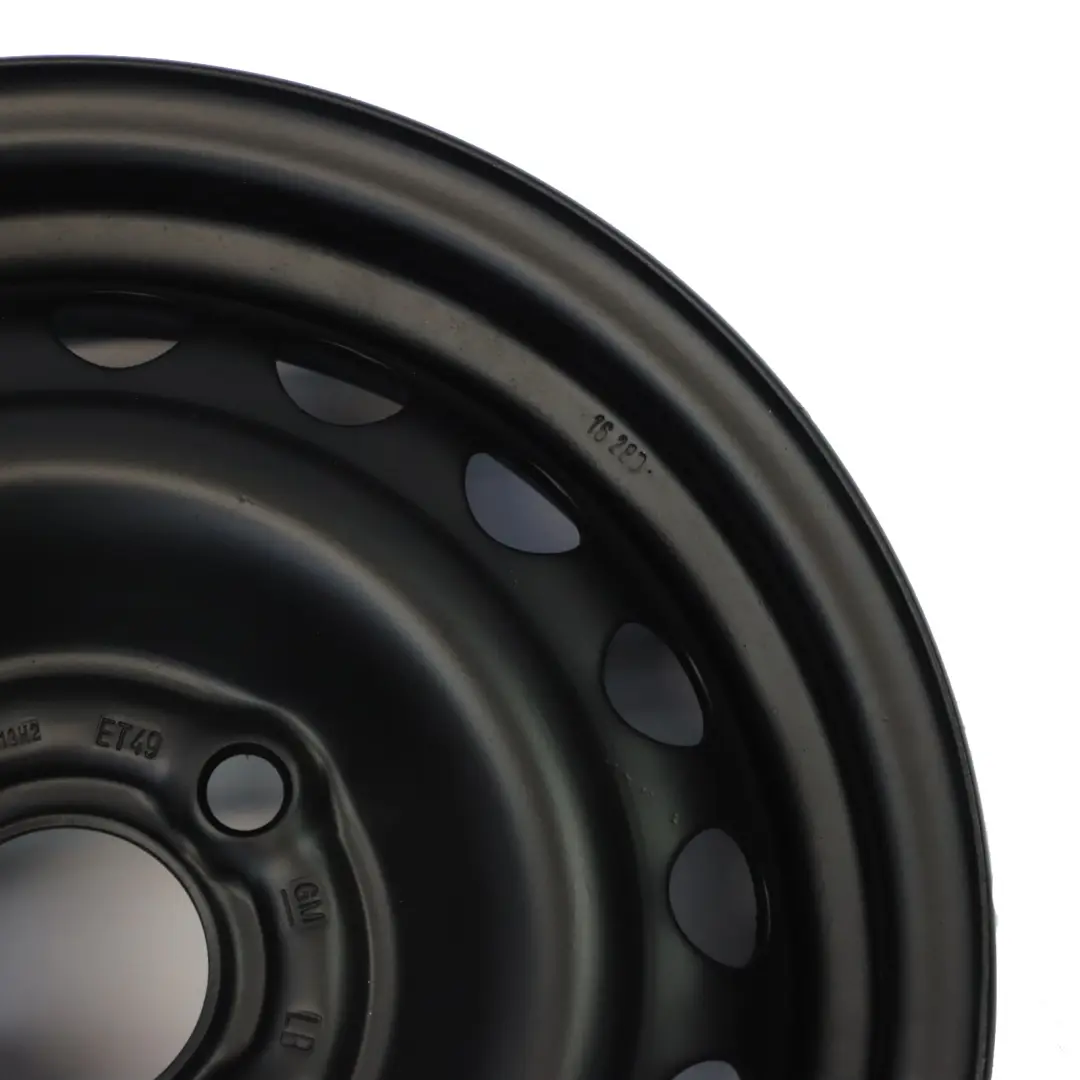 Opel Corsa Black Steel Wheel Rim 13" 5J ET:49 4x100 - SKU 2130111 - Part number 2130111