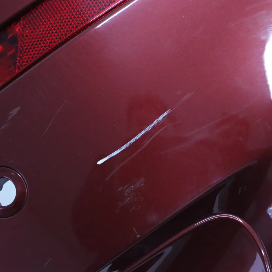 BMW X6 E71 Tylny Zderzak Vermilionrot Czerwony Metalik - A82 - SKU 2147603-VER - Numer Części 2147603