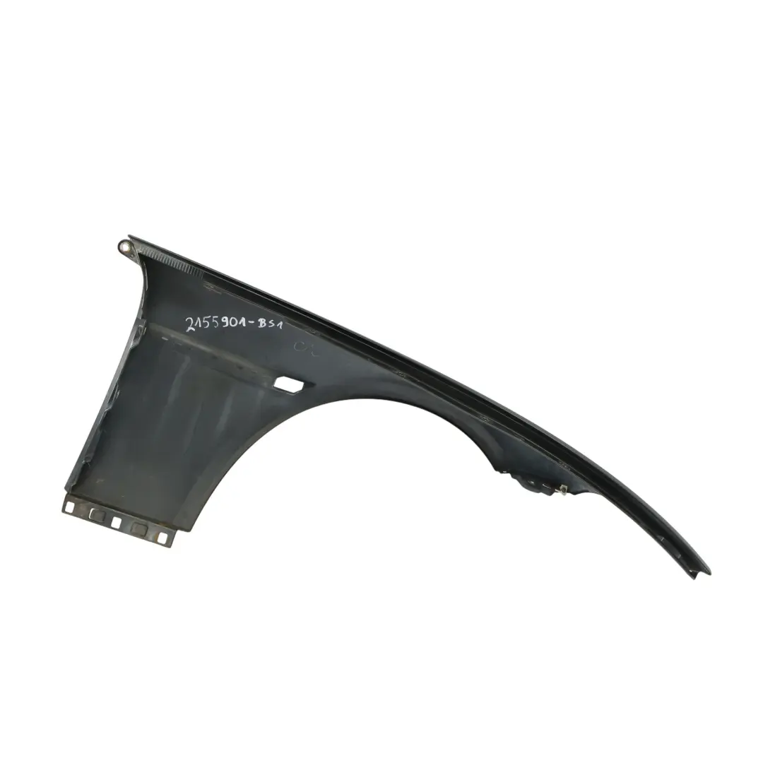 BMW E63 E64 Front Left Wing Fender Side Panel N/S Black Sapphire Metallic - 475 - SKU 2155901-BS1 - Part number 2155901