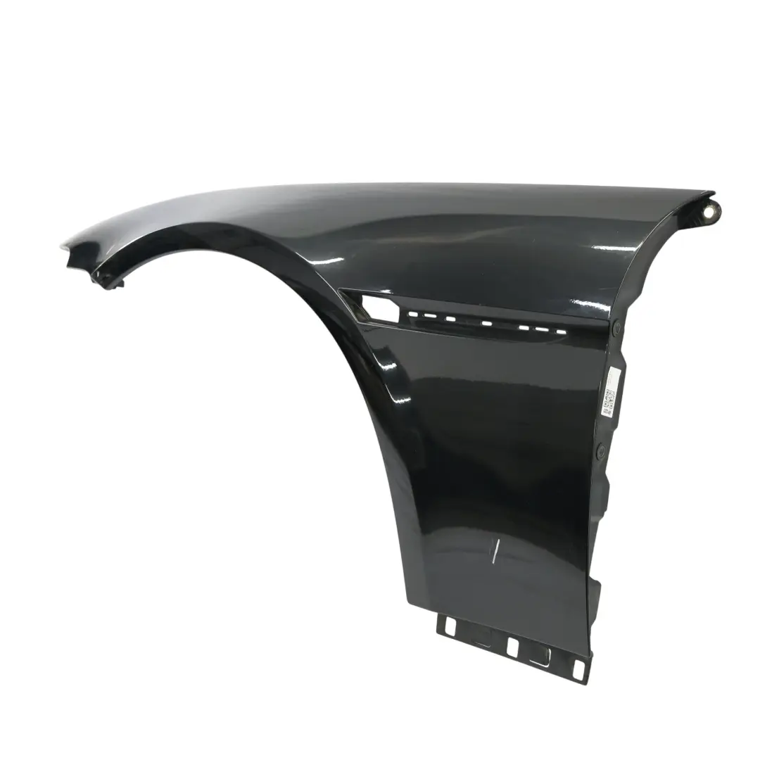 BMW E63 E64 Front Left Wing Fender Side Panel N/S Black Sapphire Metallic - 475 - SKU 2155901-BS1 - Part number 2155901