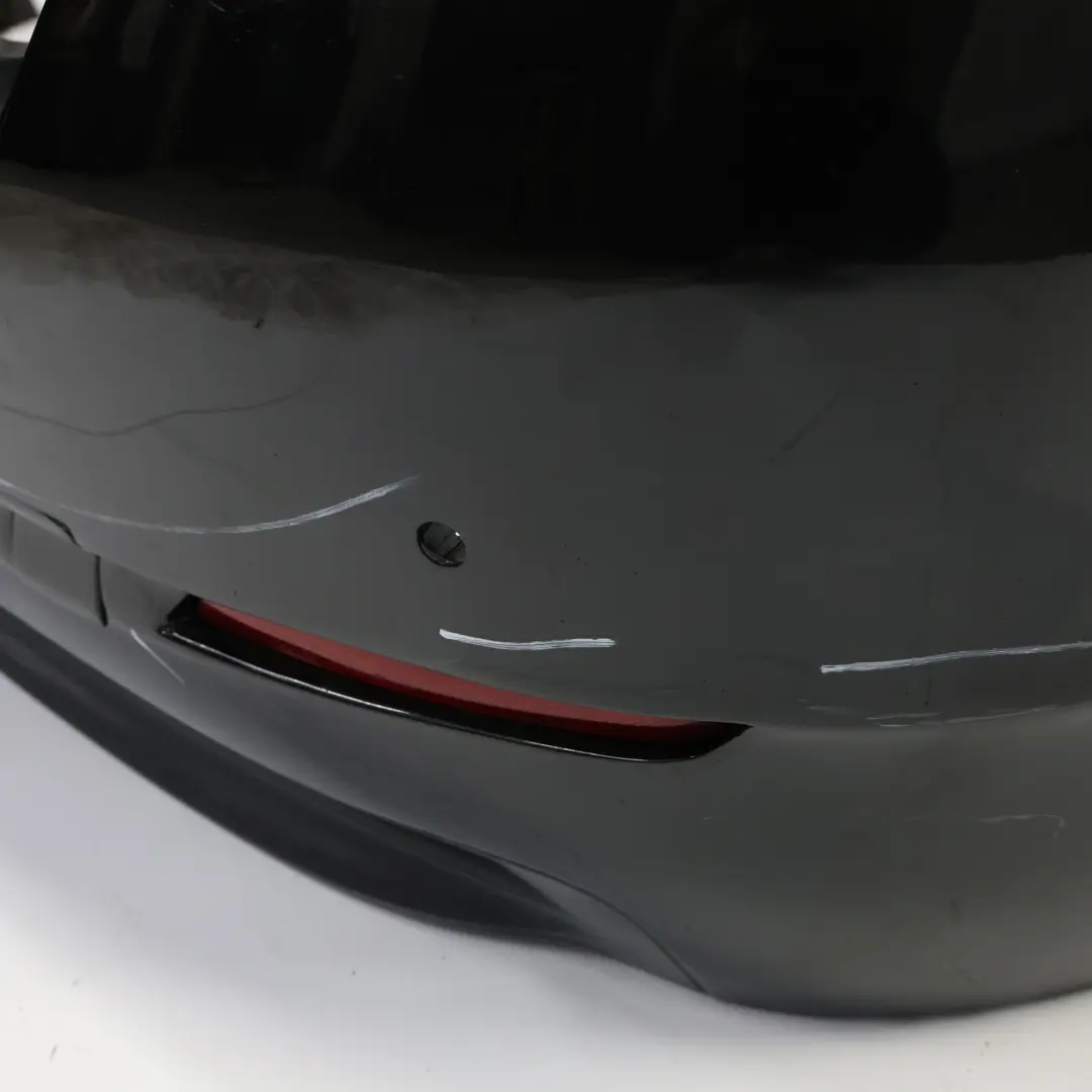 BMW F10 Rear Bumper Panel PDC Trim Panel Cover Black Sapphire Metallic - 475 - SKU 2182408-BS - Part number 2182408