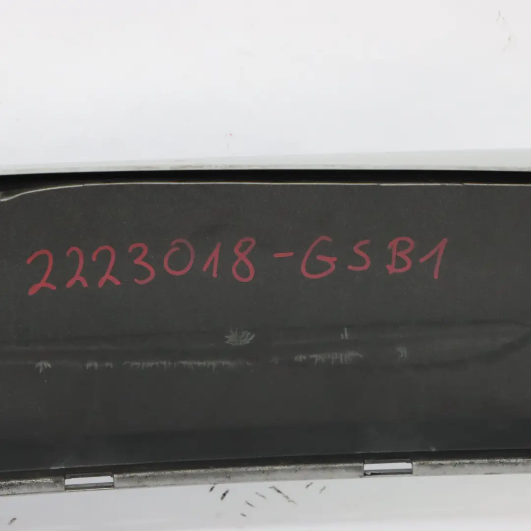 Bumper Panel M Sport PDC Covering Glacier Silver Metallic - A83 to BMW F10 Rear with Part number 2223018 BMW F10 Rear Bumper Panel M Sport PDC Covering Glacier Silver Metallic - A83 - SKU 2223018-GSB1 - Part number 2223018