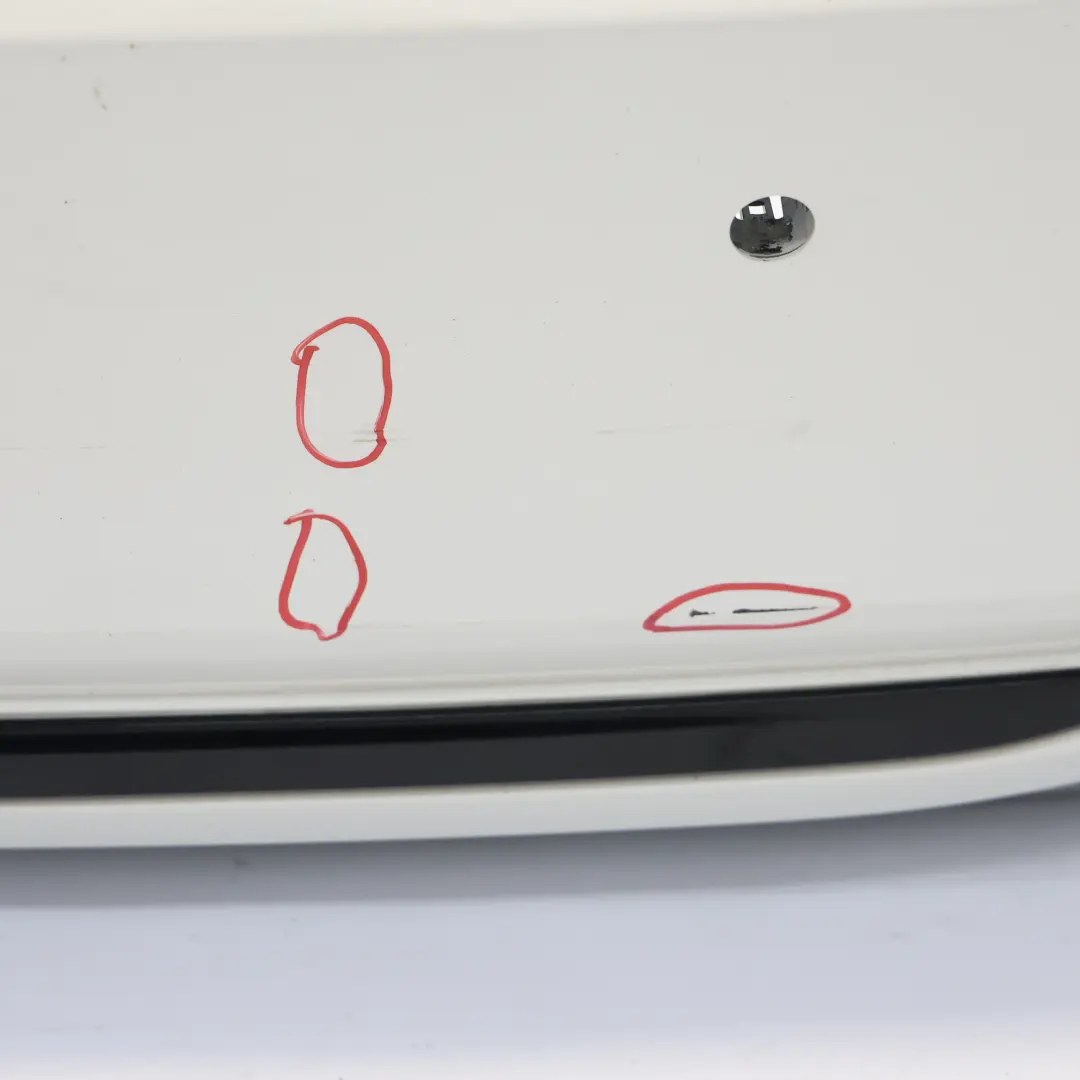 Bumper Trim Panel PDC Covering Alpinweiss Alpine White 3 - 300 to BMW F30 Rear with Part number 2239993 BMW F30 Rear Bumper Trim Panel PDC Covering Alpinweiss Alpine White 3 - 300 - SKU 2239993-AW1 - Part number 2239993