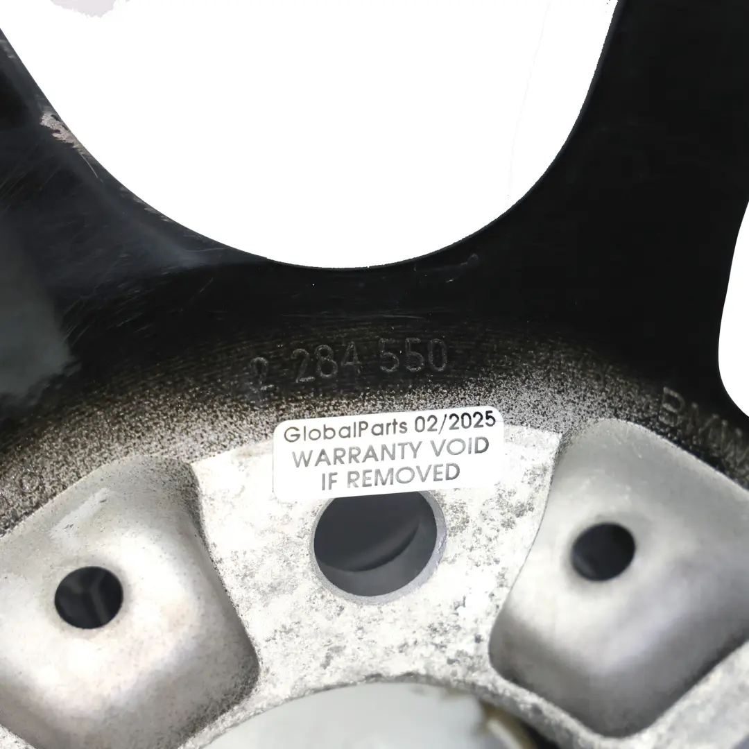 BMW F87 M2 F80 M3 F82 M4 Przednia Felga Aluminiowa Czarna 19" M 437 - SKU 2284550-3 - Numer Części 2284550