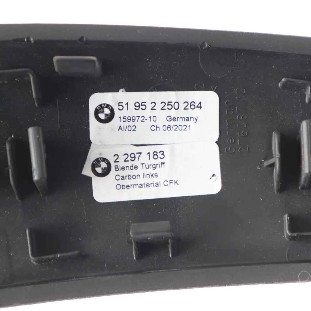 BMW F31 Cover Door Handle Cover Carbon Front Rear Left N/S - SKU 2297183 - Part number 2297183