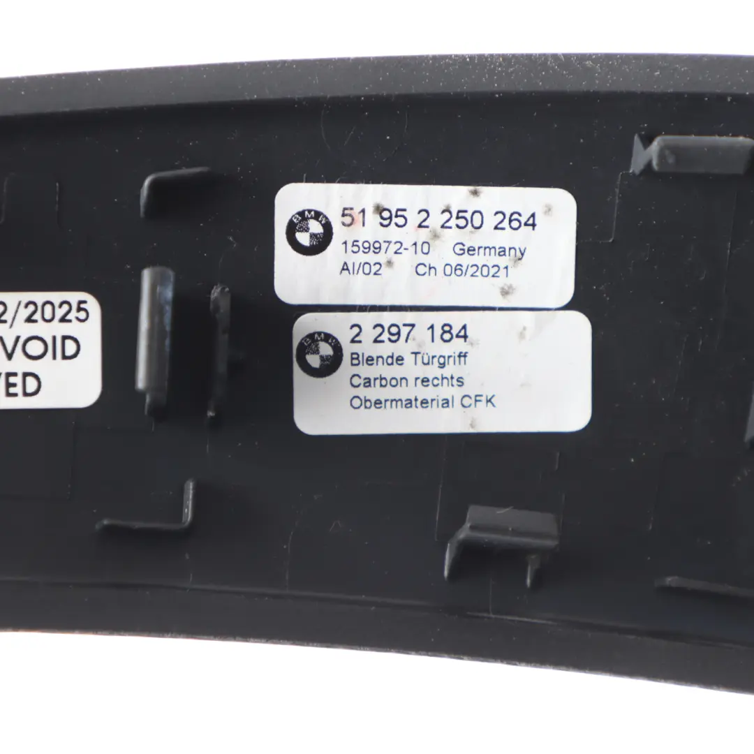 BMW F31 Cover Door Handle Cover Carbon Front Rear Right O/S - SKU 2297184 - Part number 2297184