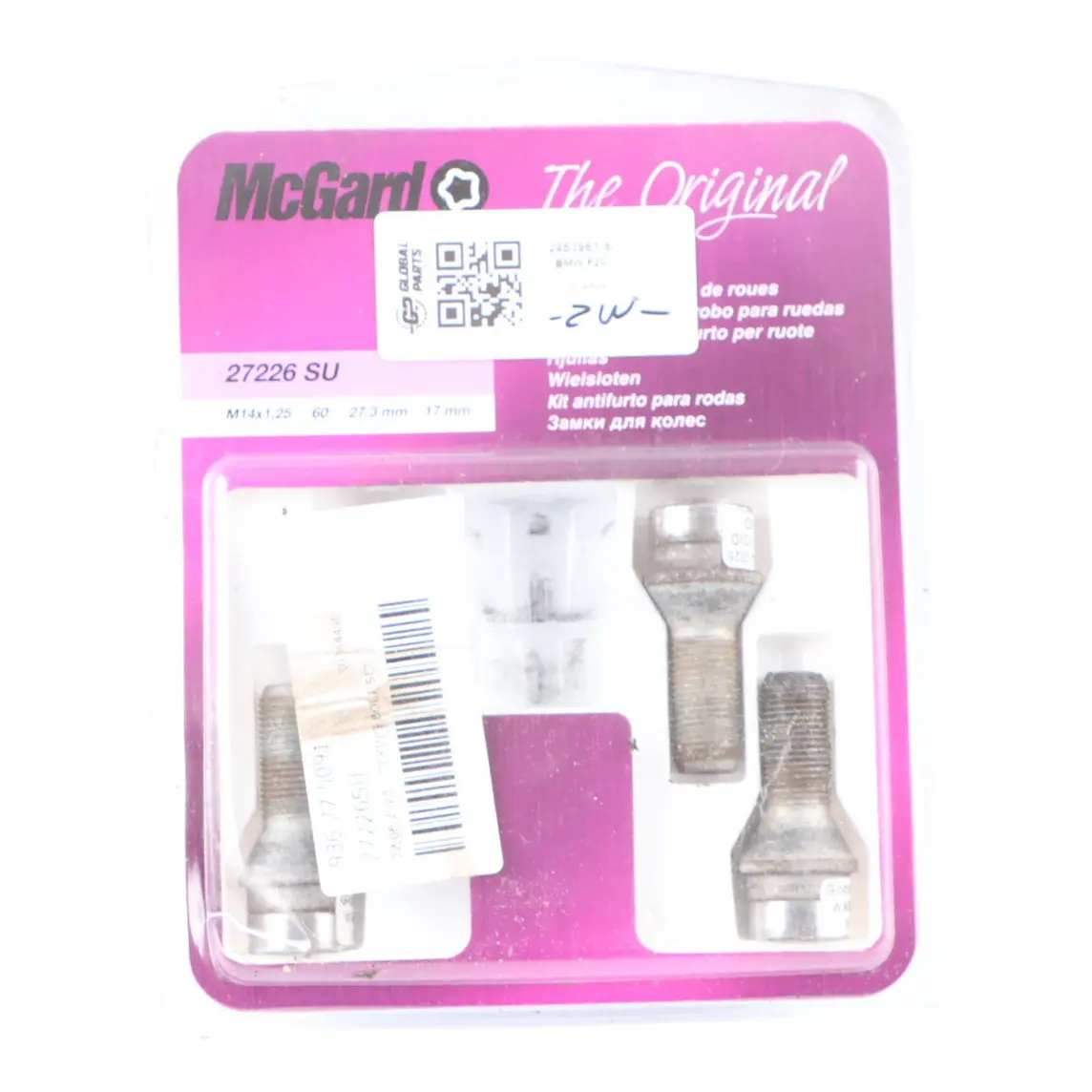 Bolt Locks BMW F20 F21 F80 F82 F90 X3 G01 X4 Security Wheel Nut Set Kit 2453961