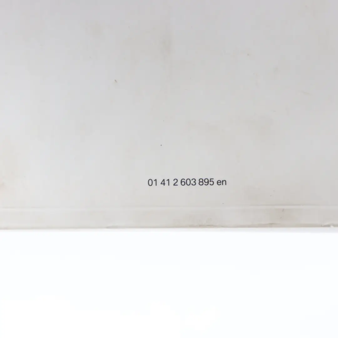 BMW F10 Owner's Manual Instructions Book - SKU 2603895 - Part number 2603895