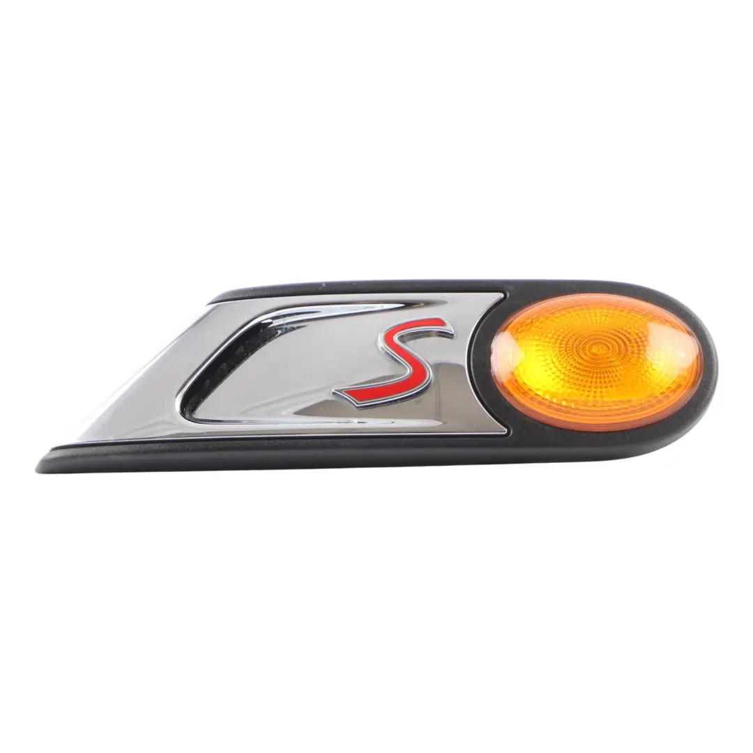 Pannello Alare Indicatore Direzione Cromato Sinistro per Mini S R55 R56 R57 con numero di parte 2751969 Mini S R55 R56 R57 Pannello Alare Indicatore Direzione Cromato Sinistro - SKU 2751969-5 - Numero di parte 2751969