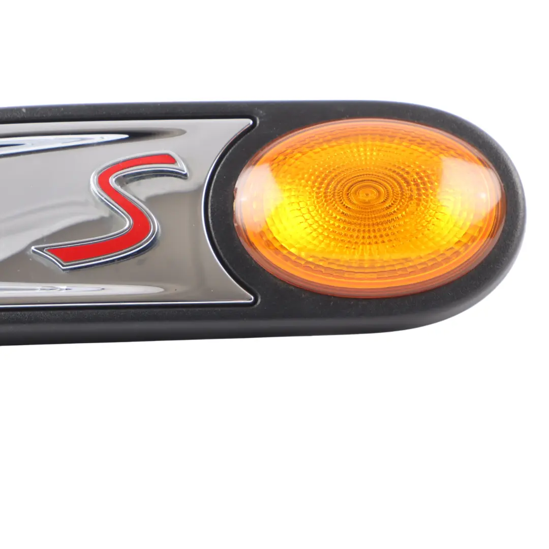 Wing Panel Gire Indicador Lateral Cromo Izquierda para Mini S R55 R56 R57 con número de pieza 2751969 Mini S R55 R56 R57 Wing Panel Gire Indicador Lateral Cromo Izquierda - SKU 2751969-5 - Número de pieza 2751969