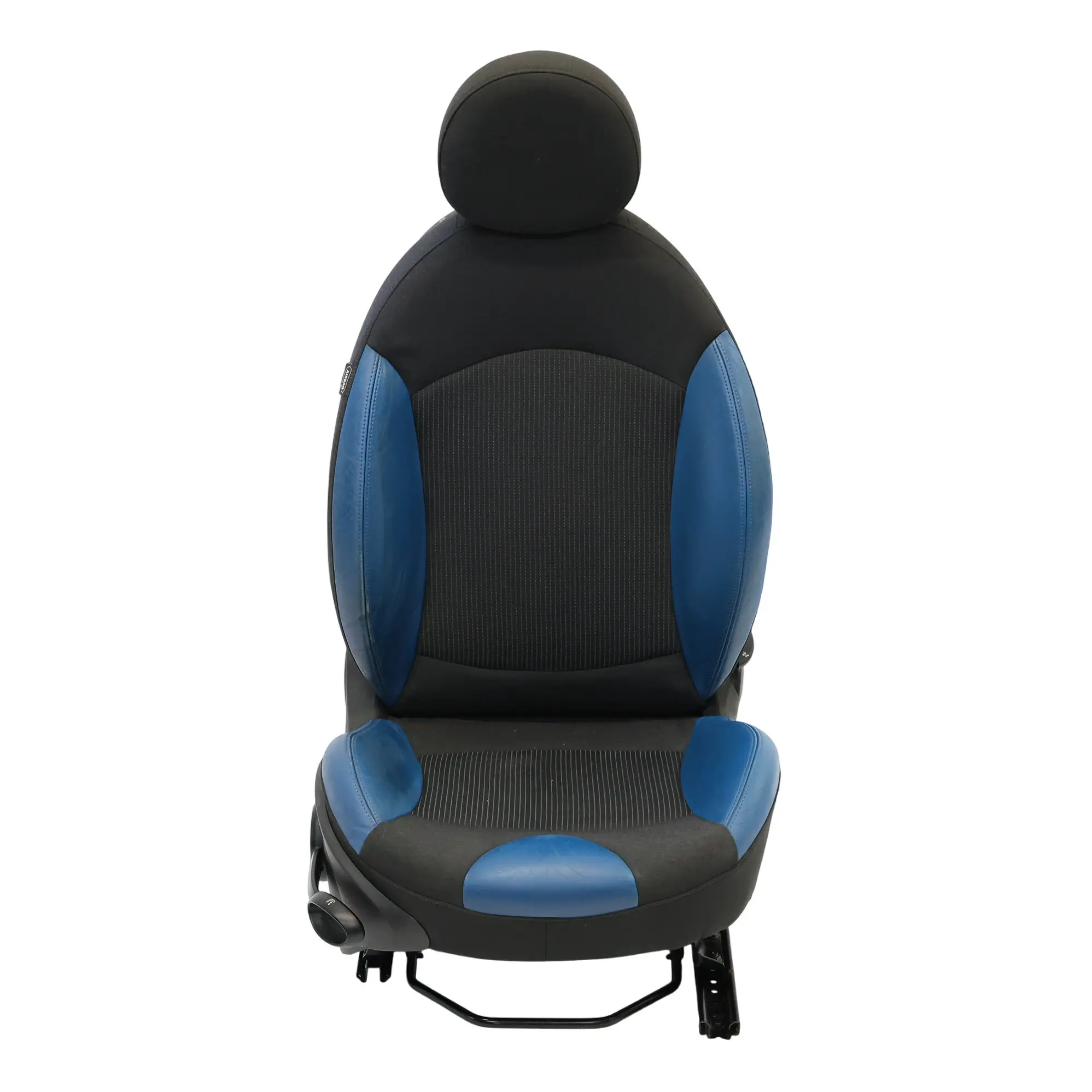 Siège Sport Avant Droit En Tissu Et Cuir Pour Mini R55 R56 R57 Pacific Blue