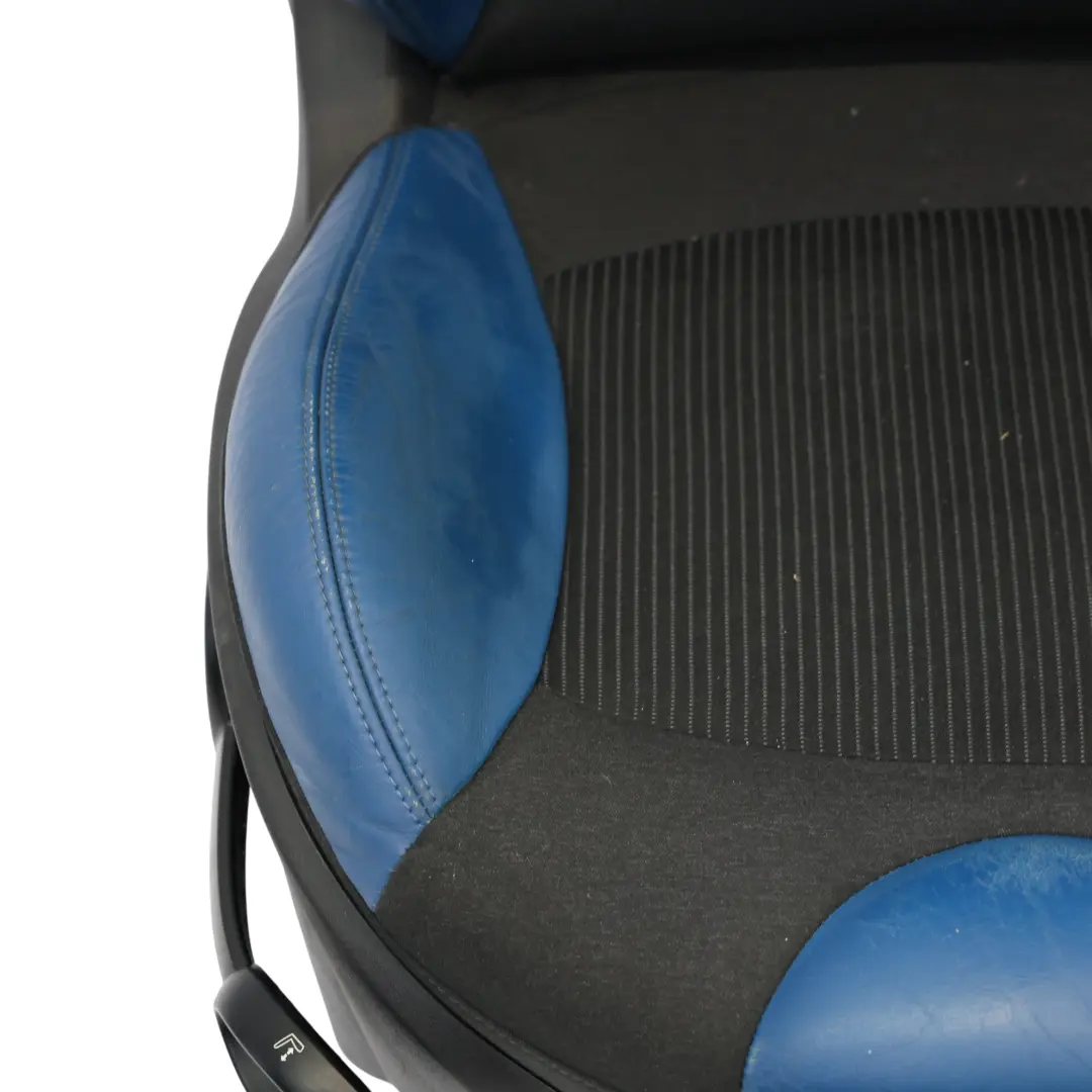 Front Sport Seat Cloth Leather Right O/S Pacific Blue to Mini R55 R56 R57 with Part number 2753496 Mini R55 R56 R57 Front Sport Seat Cloth Leather Right O/S Pacific Blue - SKU 2753496-1 - Part number 2753496