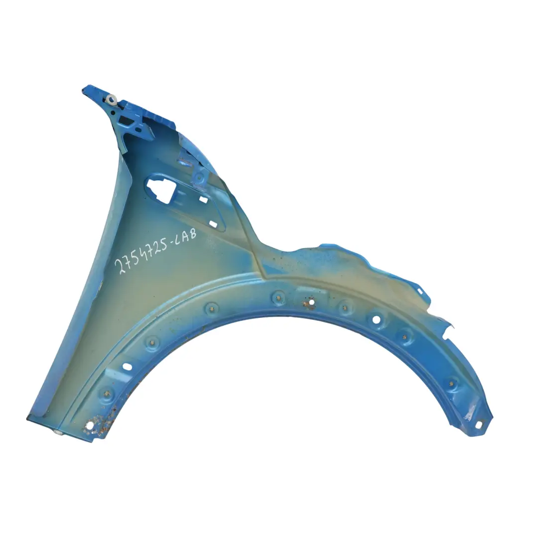Side Panel Front Left Wing N/S Laser Blue A59 to Mini Cooper R55 R56 R57 R58 with Part number 2754725 Mini Cooper R55 R56 R57 R58 Side Panel Front Left Wing N/S Laser Blue A59 - SKU 2754725-LAB - Part number 2754725
