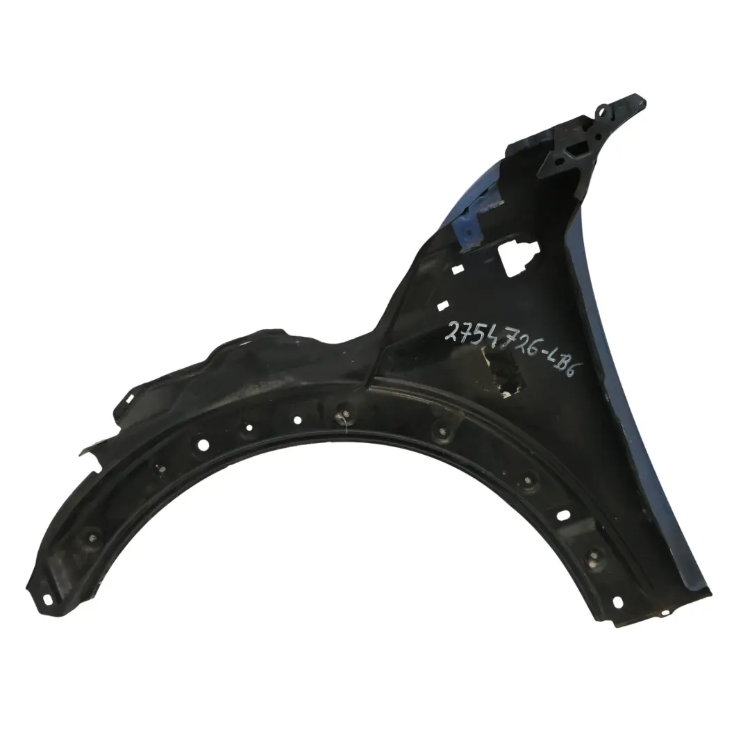 Side Panel Front Right Wing O/S Lightning Blue - A53 to Mini R55 R56 R57 with Part number 2754726 Mini R55 R56 R57 Side Panel Front Right Wing O/S Lightning Blue - A53 - SKU 2754726-LB6 - Part number 2754726