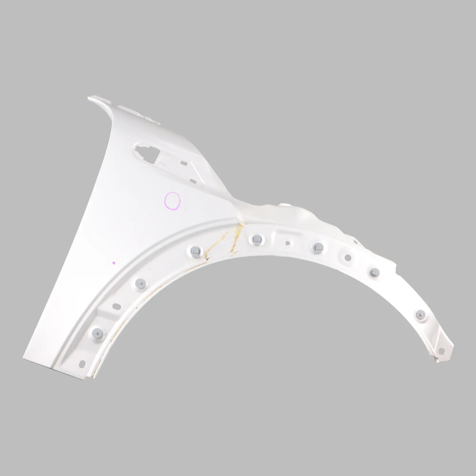 Wing Side Panel Mini R55 R56 R57 Front Right O/S White Silver Metallic - A62