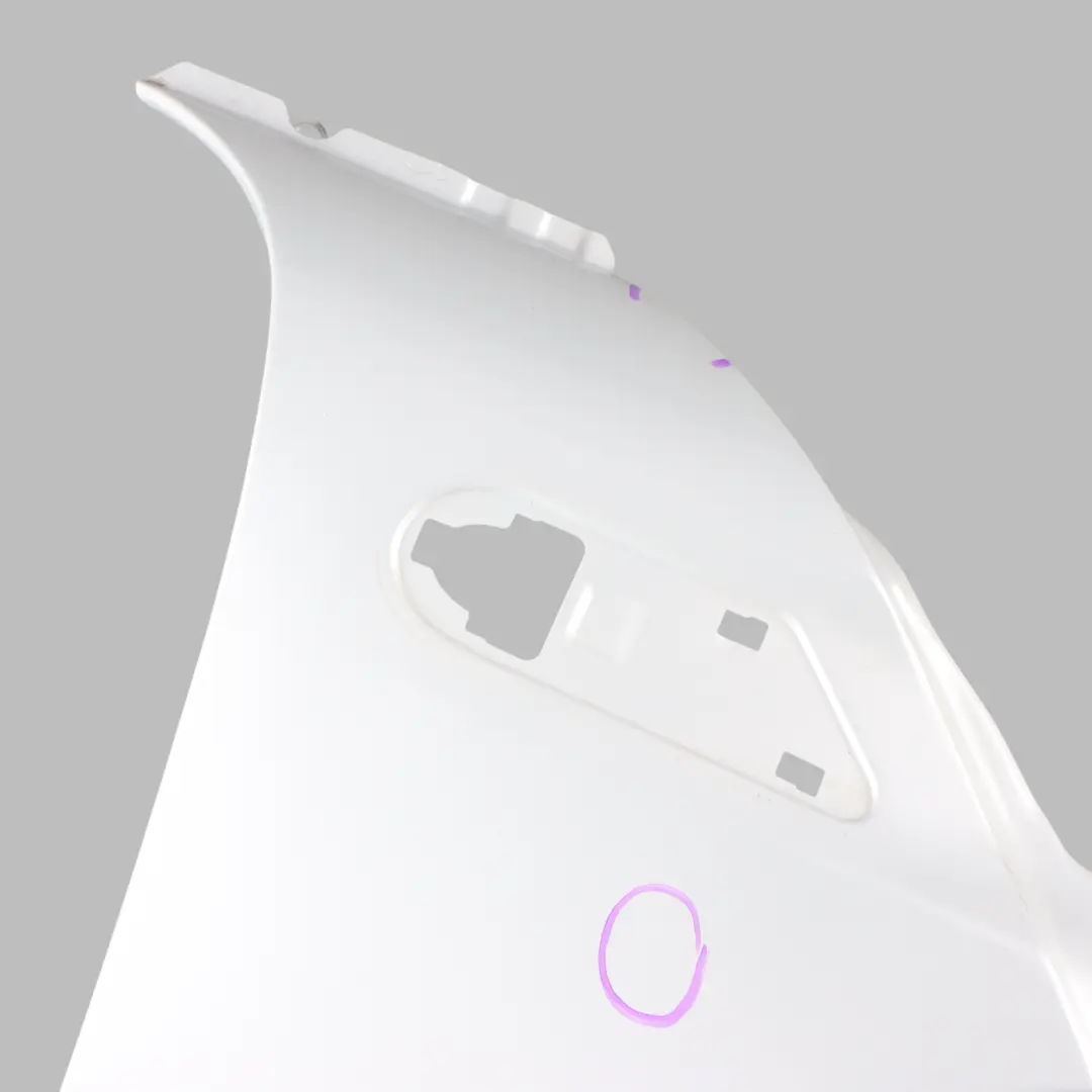 Panel Lateral De Ala Delantero Derecho Blanco Plateado - A62 para Mini R55 R56 R57 con número de pieza 2754726 Mini R55 R56 R57 Panel Lateral De Ala Delantero Derecho Blanco Plateado - A62 - SKU 2754726-WS - Número de pieza 2754726