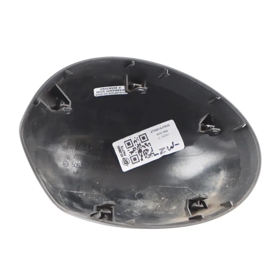 Mini Cooper R55 R56 R60 Copertura Specchio Destra Primed - SKU 2754914-PRIM - Numero di parte 2754914