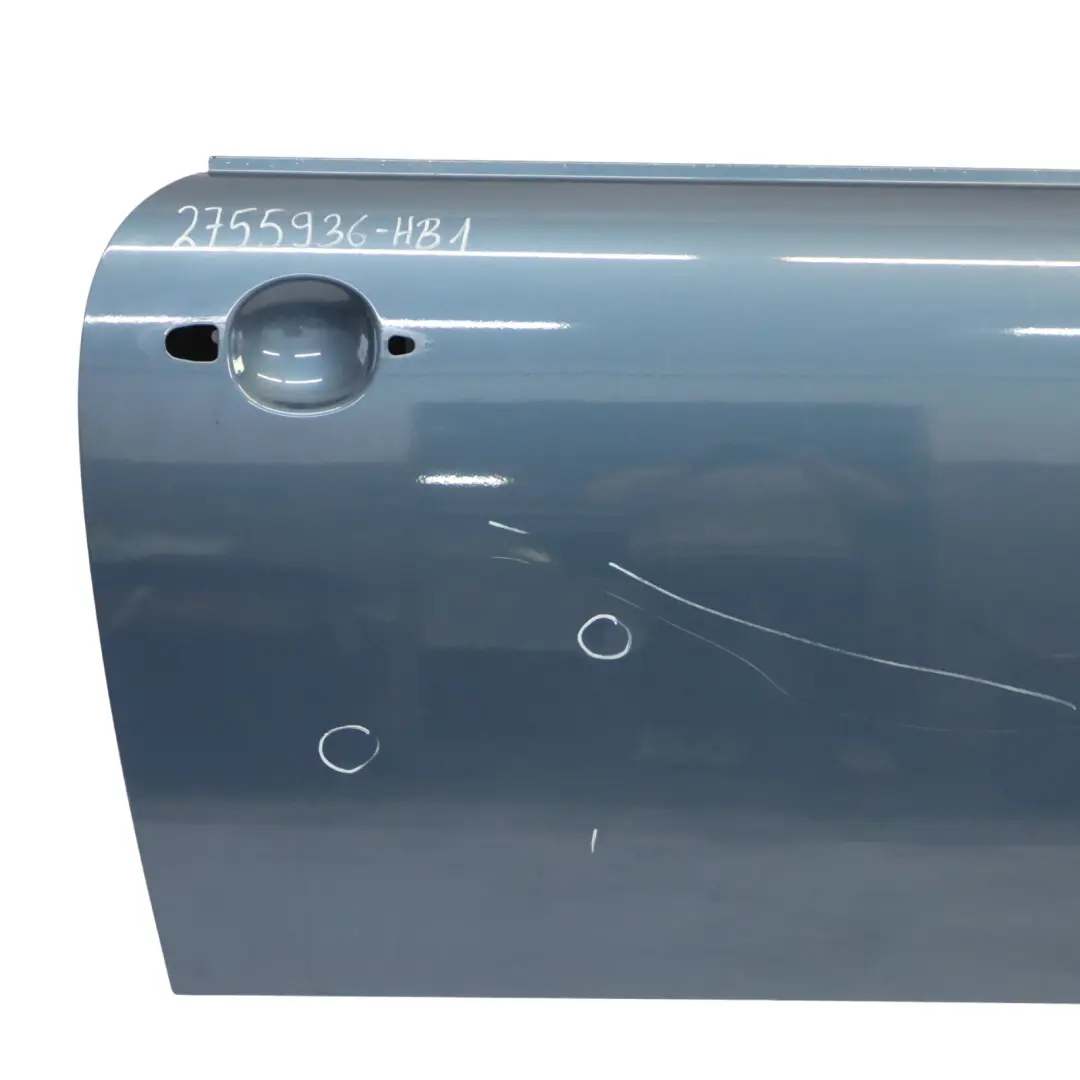 Drzwi Prawe Przednie Horizon Blue Niebieski Metalik - A93 do Mini R55 R56 o numerze 2755936 Mini R55 R56 Drzwi Prawe Przednie Horizon Blue Niebieski Metalik - A93 - SKU 2755936-HB1 - Numer Części 2755936