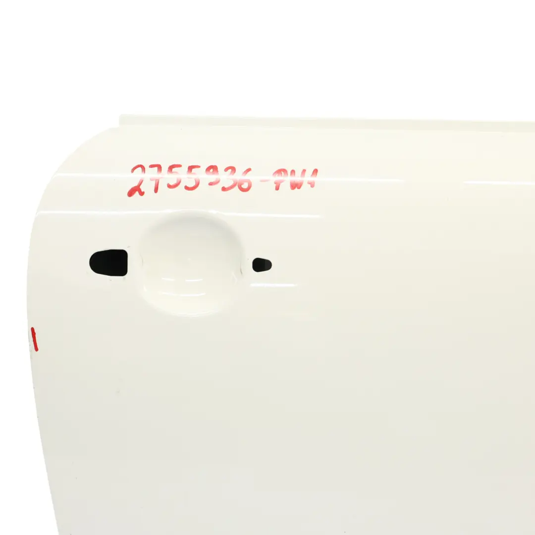 Door Front Right O/S Pepper White - 850 to Mini Cooper R55 R56 R57 R58 R59 1 with Part number 2755936 Mini Cooper R55 R56 R57 R58 R59 1 Door Front Right O/S Pepper White - 850 - SKU 2755936-PW1 - Part number 2755936