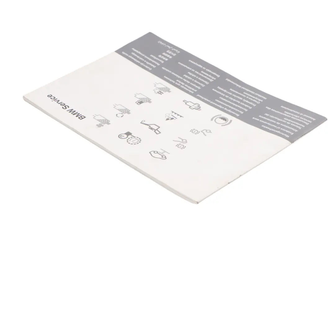 BMW E87 E90 E91 X1 E84 F10 F20 F30 Owner's Service Booklet - SKU 2901444-2 - Part number 2901444