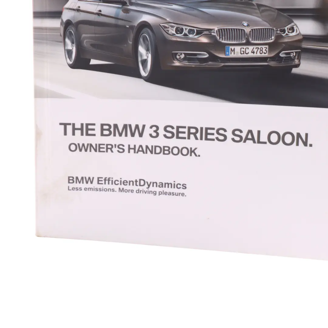 BMW F30 Saloon Service Booklet Owner's Handbook Instructions Book - SKU 2903816 - Part number 2903816
