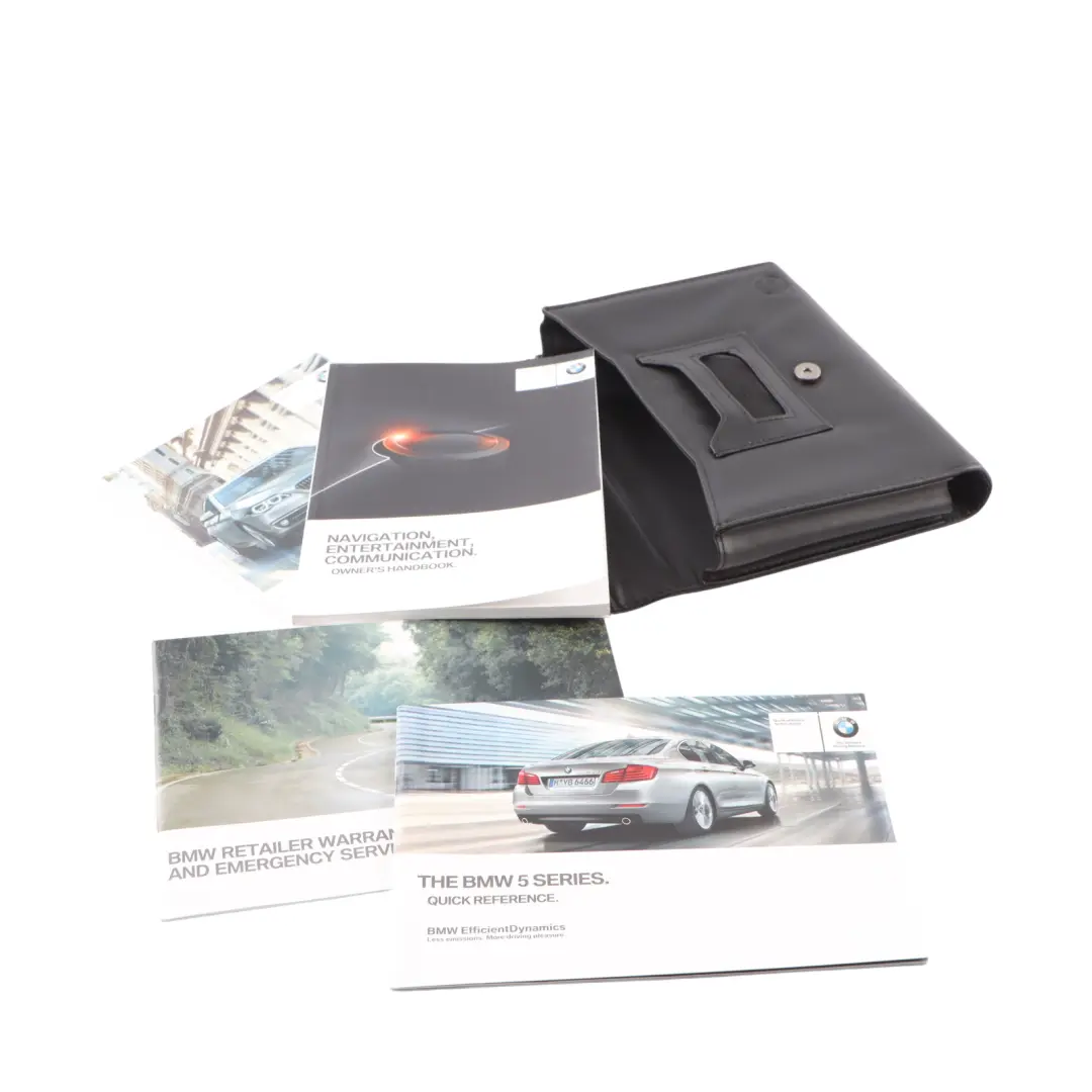 BMW F10 Owner's Handbook Book Booklet Instructions Manual Case Walllet - SKU 2956194 - Part number 2956194