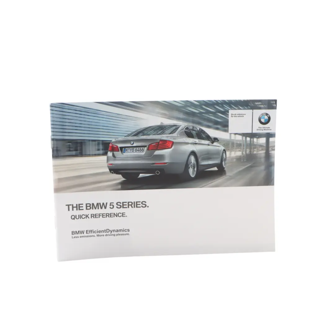 BMW F10 Owner's Handbook Book Booklet Instructions Manual Case Walllet - SKU 2956194 - Part number 2956194