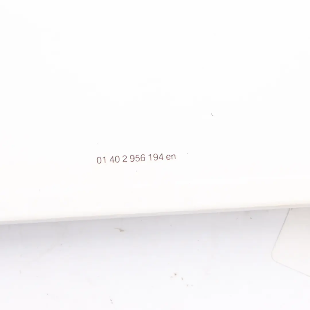 BMW F10 Owner's Handbook Book Booklet Instructions Manual Case Walllet - SKU 2956194 - Part number 2956194