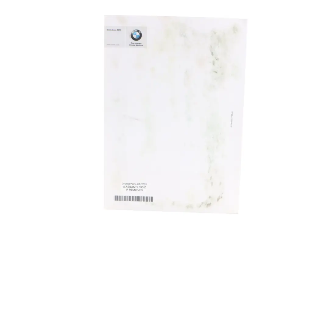 Service Booklet Owner's Handbook Instructions Book to BMW F22 with Part number 2977709 BMW F22 Service Booklet Owner's Handbook Instructions Book - SKU 2977709 - Part number 2977709