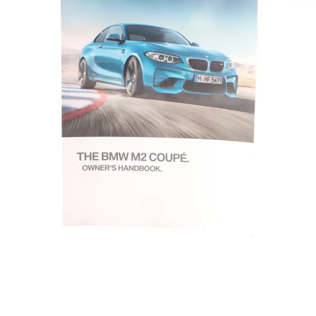 BMW F87 M2 LCI Owner's Handbook Instructions Book Booklet - SKU 2981810 - Part number 2981810